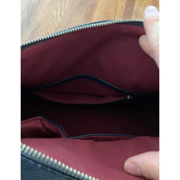 Brand New Crocodile skin pattern duffel bag in sapphire blue/gold - Picture 7 of 7